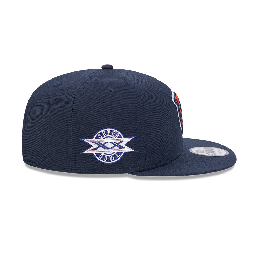 Chicago Bears New Era 9FIFTY Super Bowl XX Navy Snapback Hat product image 4, provided for visual reference and product