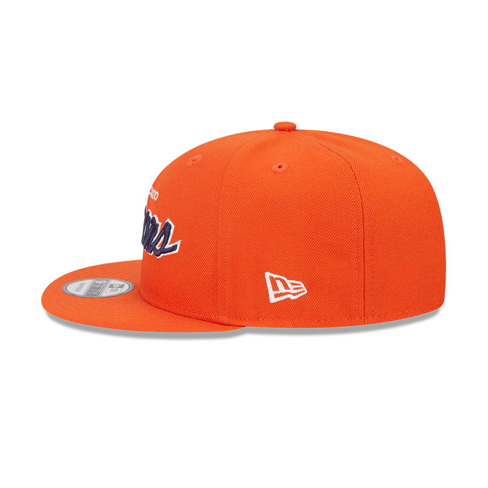 Chicago Bears New Era 9FIFTY Script Orange Snapback Hat product image 5, provided for visual reference and product detail