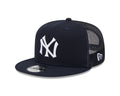 New York Yankees MLB New Era Men Navy 9Fifty Cooperstown Trucker Snapback product image 1, provided for visual reference and