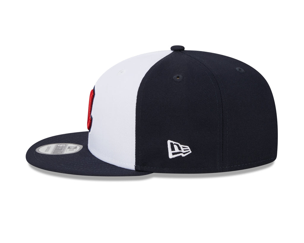 Atlanta Braves MLB New Era Men White/Navy 9Fifty 2024 Batting Practice Snapback product image 5, provided for visual