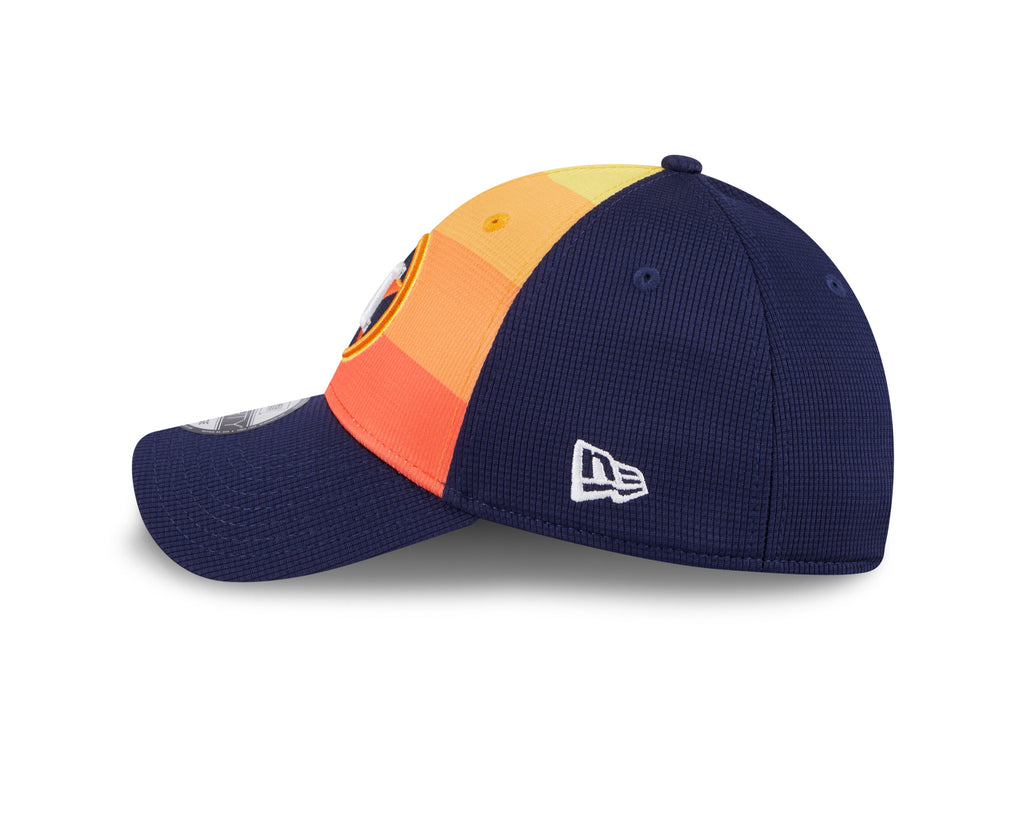 Houston Astros MLB New Era Men Orange/Navy 39Thirty 2024 Batting Practice Stretch Fit Hat product image 5, provided for