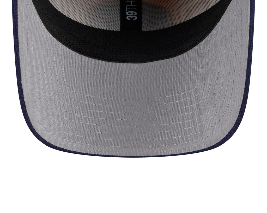 Houston Astros MLB New Era Men Orange/Navy 39Thirty 2024 Batting Practice Stretch Fit Hat product image 7, provided for