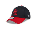 St. Louis Cardinals MLB New Era Men Navy 39Thirty 2024 Batting Practice Stretch Fit Hat product image 1, provided for visual