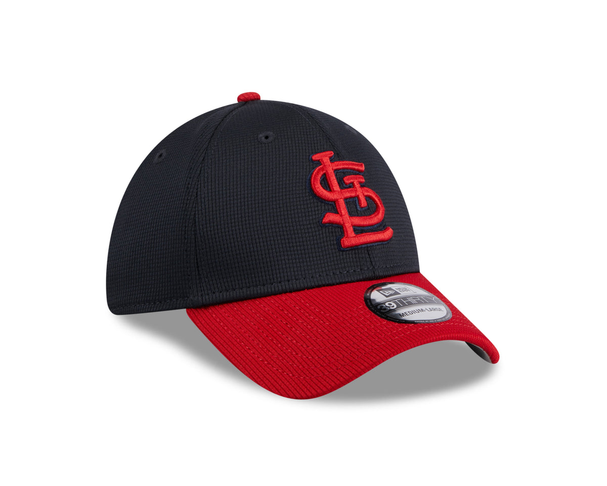 St. Louis Cardinals MLB New Era Men Navy 39Thirty 2024 Batting Practice Stretch Fit Hat product image 3, provided for visual