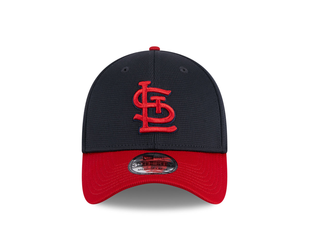 St. Louis Cardinals MLB New Era Men Navy 39Thirty 2024 Batting Practice Stretch Fit Hat product image 4, provided for visual