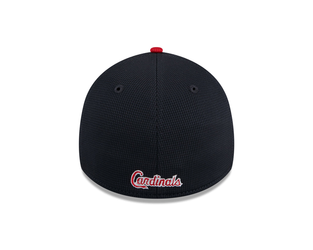 St. Louis Cardinals MLB New Era Men Navy 39Thirty 2024 Batting Practice Stretch Fit Hat product image 2, provided for visual