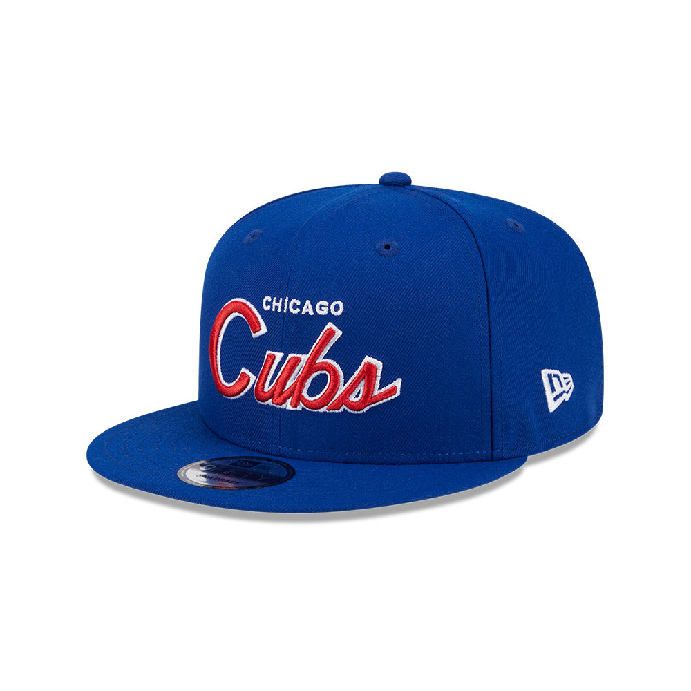 Chicago Cubs Royal Evergreen Script New Era 9FIFTY Snapback Hat product image 3, provided for visual reference and product