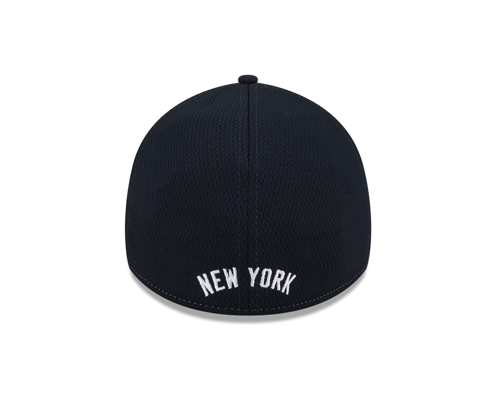 New York Yankees MLB New Era Men Grey/Navy 39Thirty Throwback Stretch Fit Hat product image 2, provided for visual reference