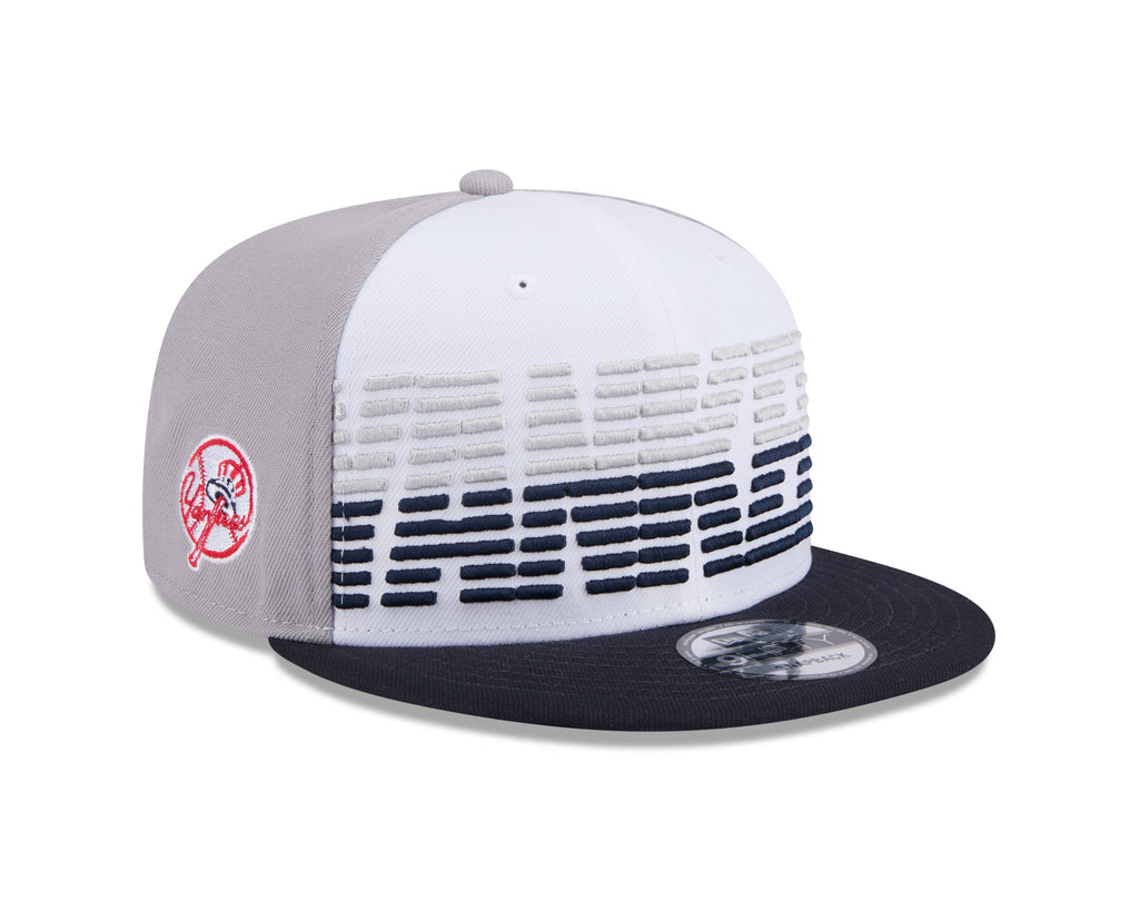 New York Yankees MLB New Era Men White/Navy 9Fifty Throwback Snapback product image 1, provided for visual reference and