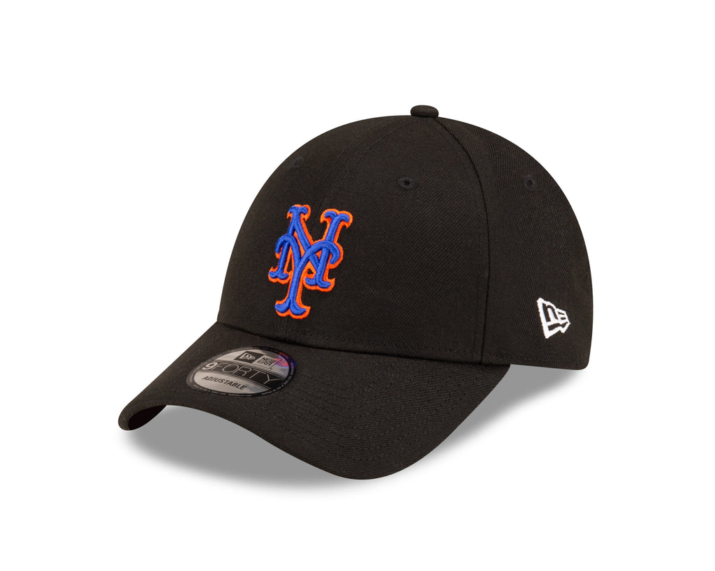 New York Mets MLB New Era Men Black 9Forty The League Alternate Adjustable Hat product image 1, provided for visual