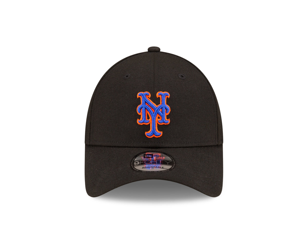 New York Mets MLB New Era Men Black 9Forty The League Alternate Adjustable Hat product image 5, provided for visual