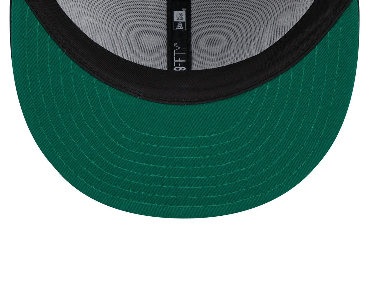 Brooklyn Nets NBA New Era Men Grey 59Fifty Heather Pinstripe Fitted Hat product image 7, provided for visual reference and
