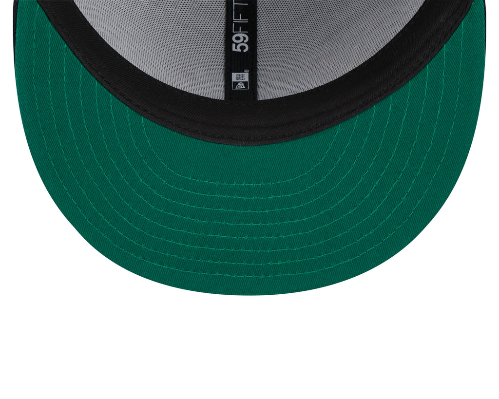 New York Yankees MLB New Era Men Grey 59Fifty Heather Pinstripe Fitted Hat product image 7, provided for visual reference
