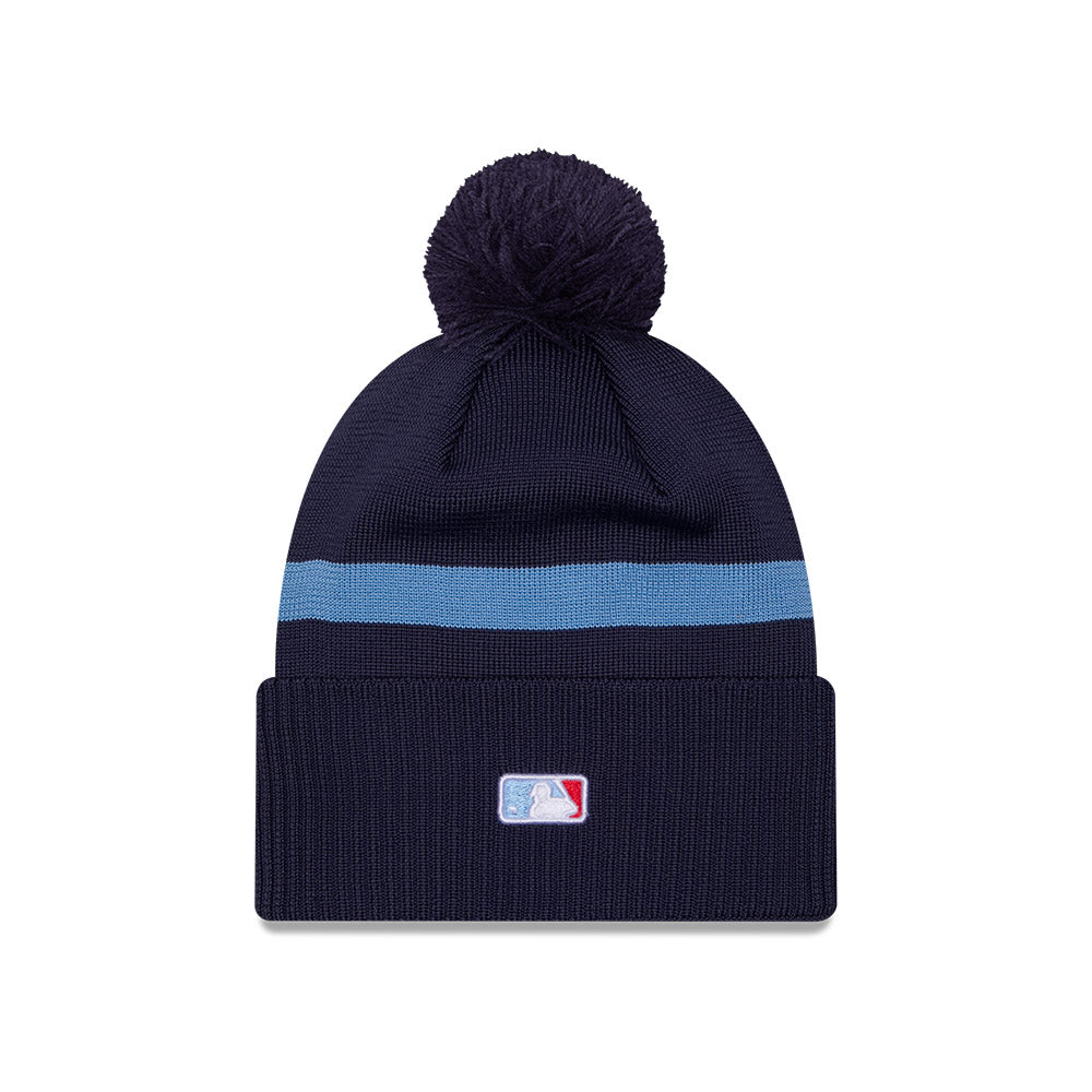 Chicago Cubs City Connect Wrigleyville Pom Knit Hat product image 2, provided for visual reference and product detail review