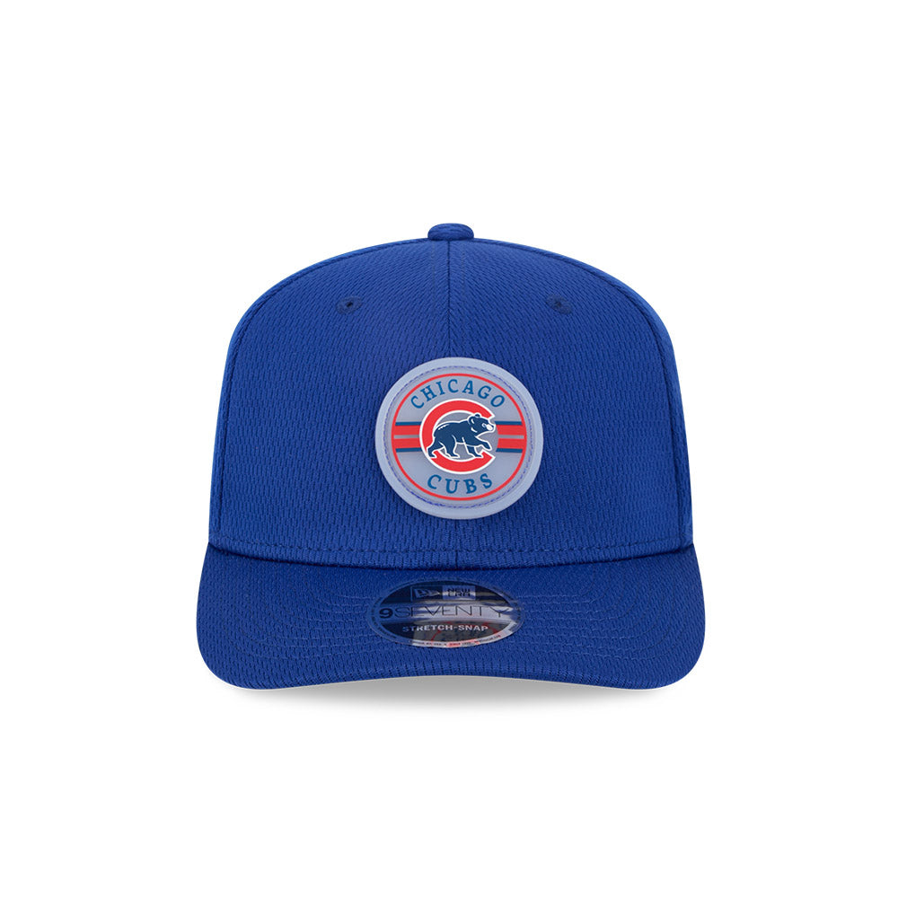 Chicago Cubs New Era 9SEVENTY Patched Stretch Snapback Hat product image 2, provided for visual reference and product detail