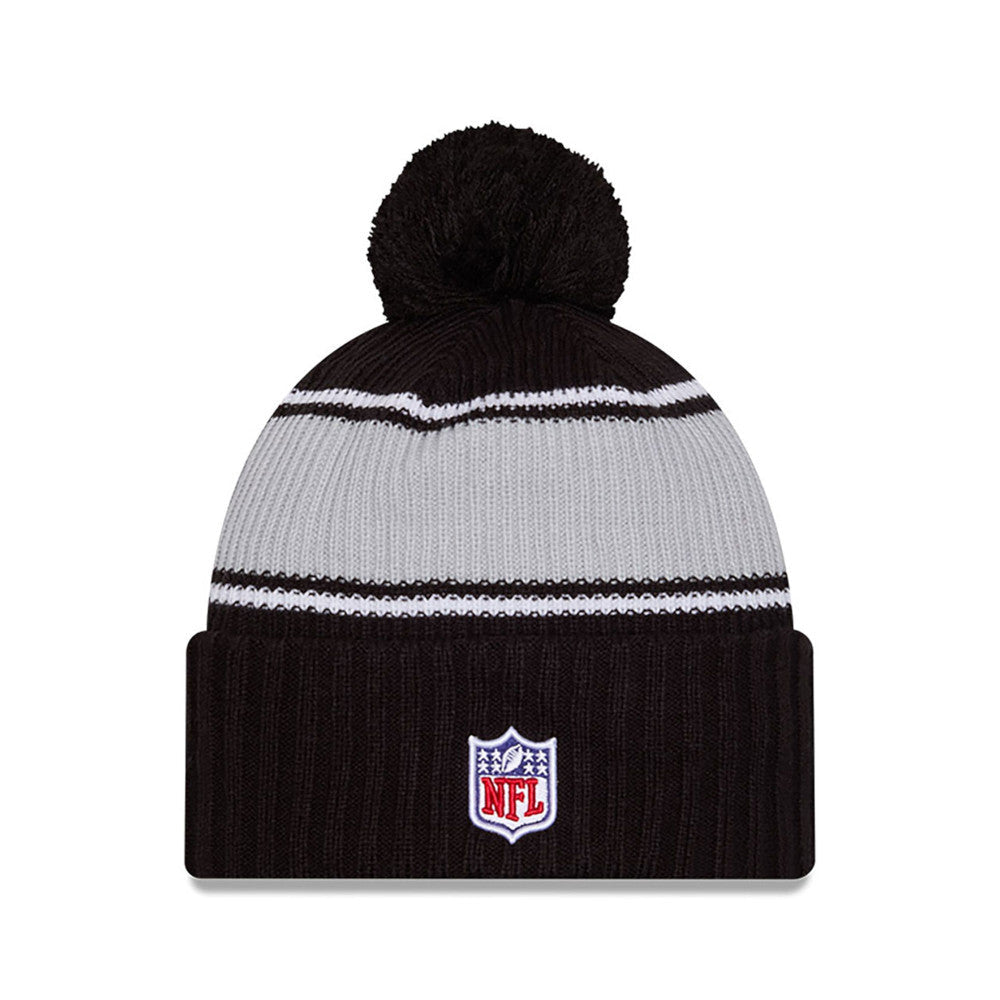 Las Vegas Raiders On-Field 2024 New Era Winter Knit Hat product image 2, provided for visual reference and product detail