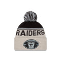 Las Vegas Raiders 2024 Sideline New Era Historic Sport Knit Hat product image 1, provided for visual reference and product
