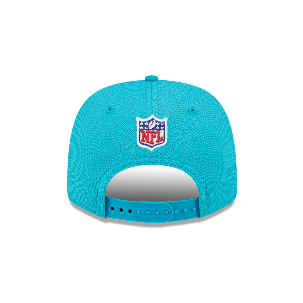 Miami Dolphins 2024 Sideline New Era 9SEVENTY Rope Hat product image 6, provided for visual reference and product detail