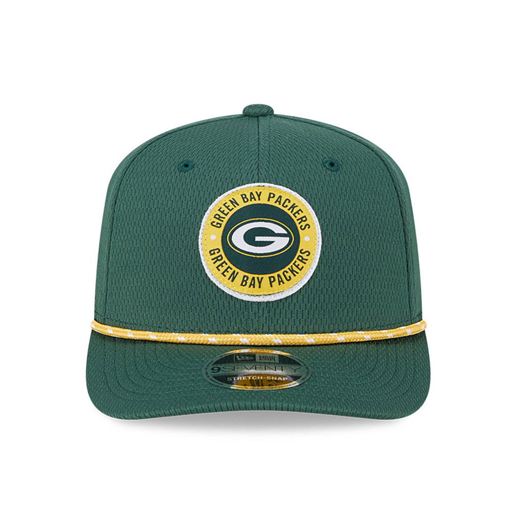 Green Bay Packers 2024 Sideline New Era 9SEVENTY Rope Hat product image 2, provided for visual reference and product detail