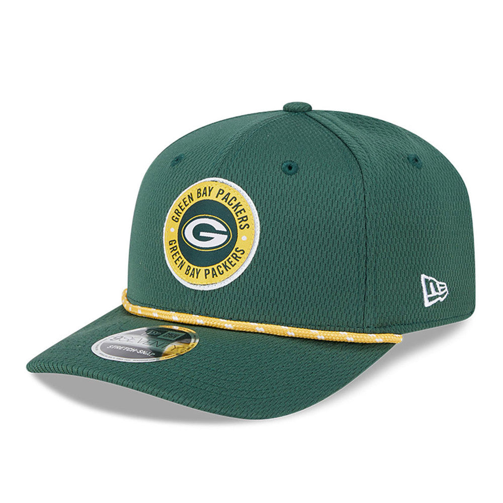 Green Bay Packers 2024 Sideline New Era 9SEVENTY Rope Hat product image 3, provided for visual reference and product detail