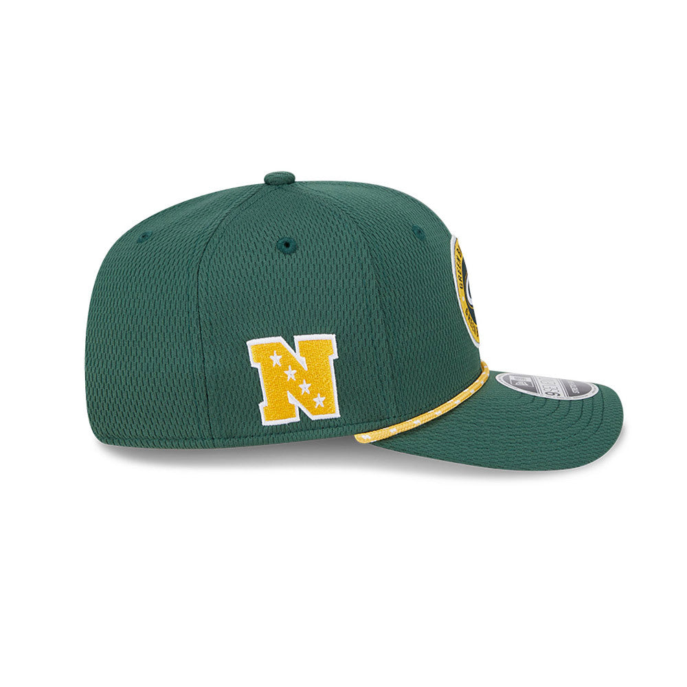 Green Bay Packers 2024 Sideline New Era 9SEVENTY Rope Hat product image 4, provided for visual reference and product detail
