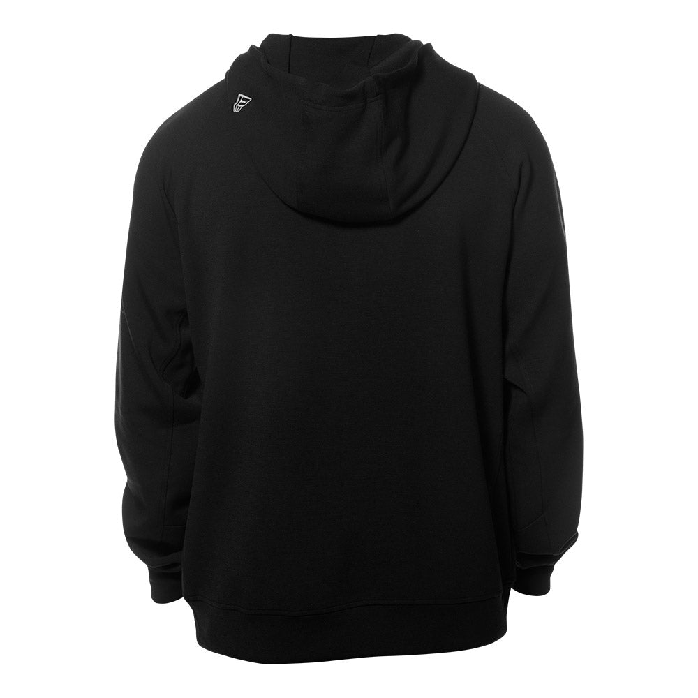 Chicago Bulls Black Full Zip Reflective Hoodie product image 2, provided for visual reference and product detail review