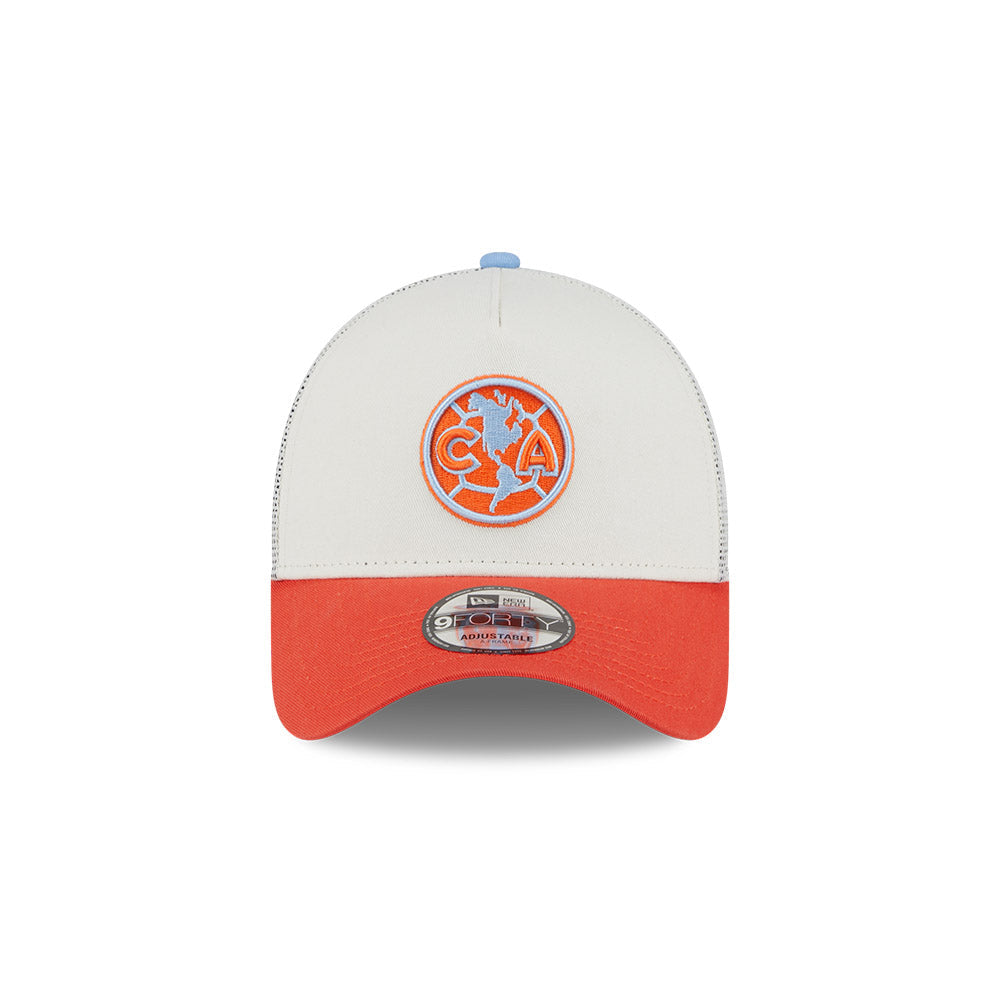 Club de Fútbol América S.A. de C.V. Club America New Era 9FORTY A-Frame Adjustable Hat product image 2, provided for visual