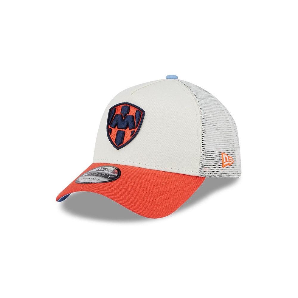 C.F. Monterrey Rayados New Era 9FORTY A-Frame Adjustable Hat product image 1, provided for visual reference and product