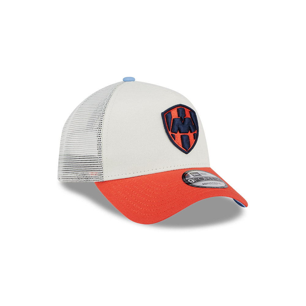 C.F. Monterrey Rayados New Era 9FORTY A-Frame Adjustable Hat product image 3, provided for visual reference and product