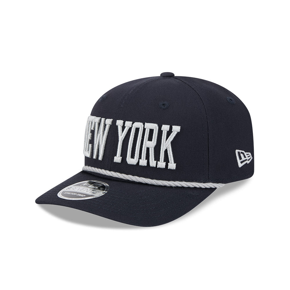 New York Yankees New Era 9SEVENTY Stretch-Snap Adjustable Rope Hat product image 3, provided for visual reference and