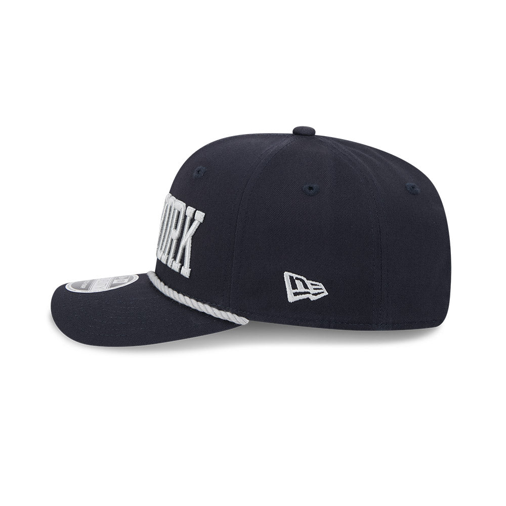 New York Yankees New Era 9SEVENTY Stretch-Snap Adjustable Rope Hat product image 5, provided for visual reference and