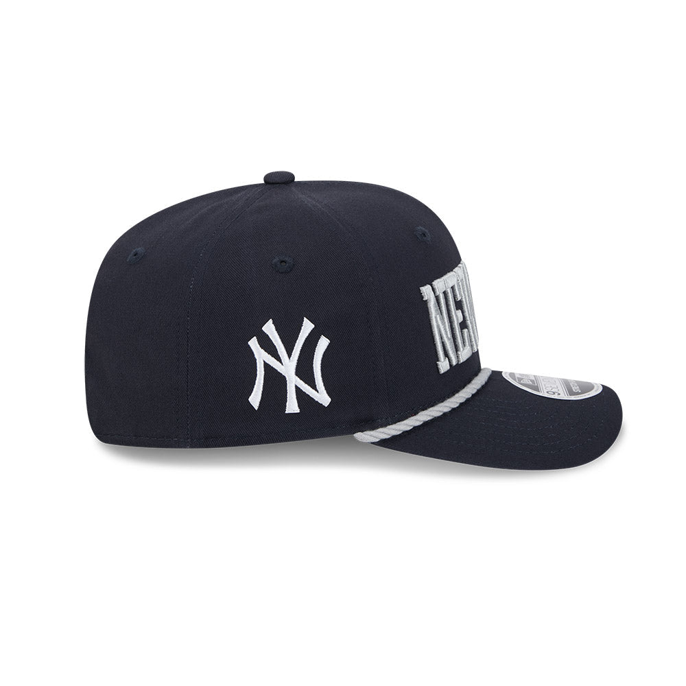 New York Yankees New Era 9SEVENTY Stretch-Snap Adjustable Rope Hat product image 4, provided for visual reference and
