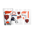 Chicago Bears Native Design Pint Glass product image 1, provided for visual reference and product detail review