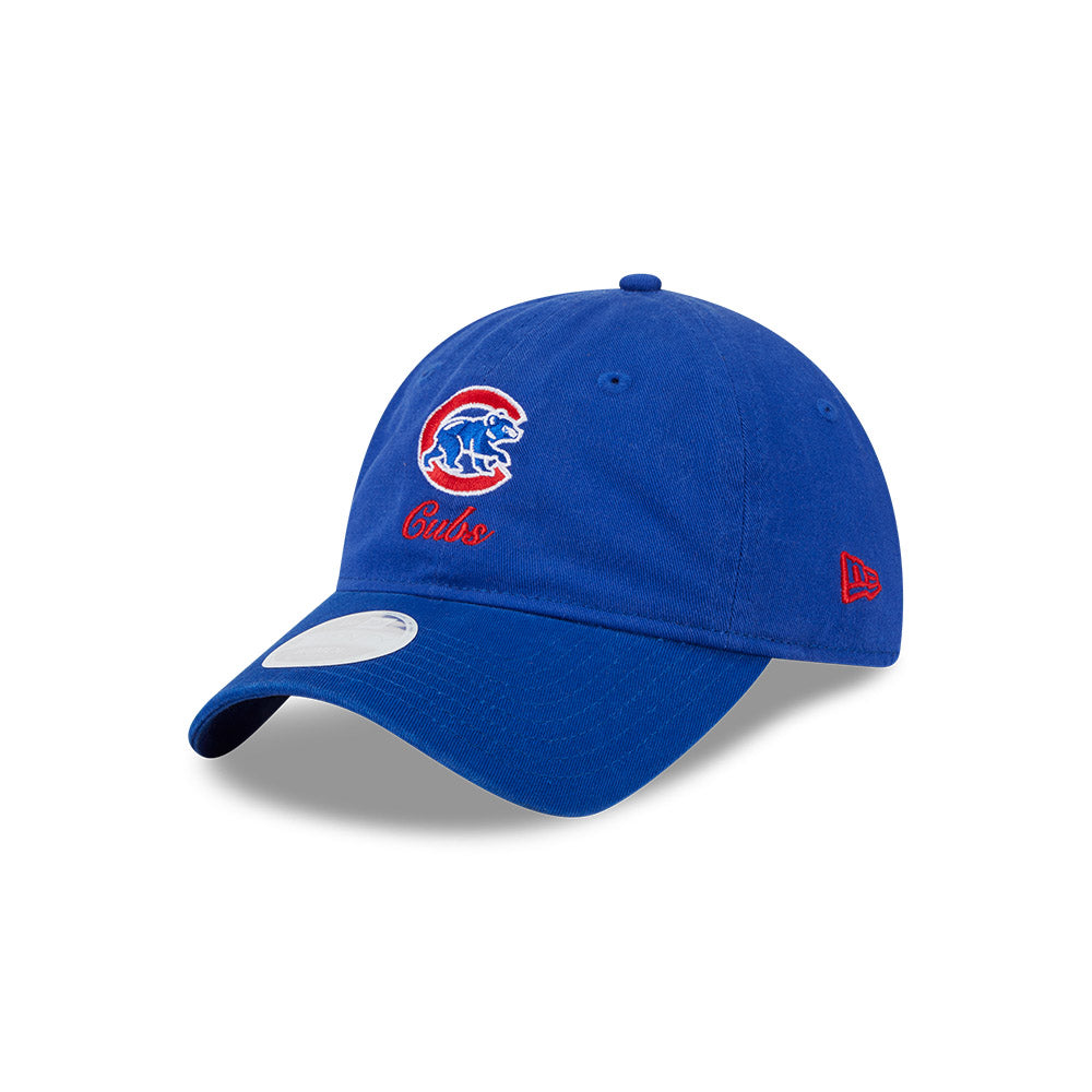 Chicago Cubs New Era Women Royal Preppy Team 9TWENTY Adjustable Hat product image 1, provided for visual reference and