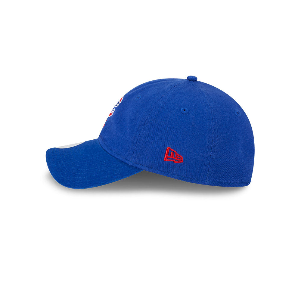 Chicago Cubs New Era Women Royal Preppy Team 9TWENTY Adjustable Hat product image 4, provided for visual reference and
