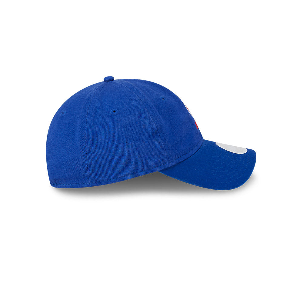 Chicago Cubs New Era Women Royal Preppy Team 9TWENTY Adjustable Hat product image 5, provided for visual reference and