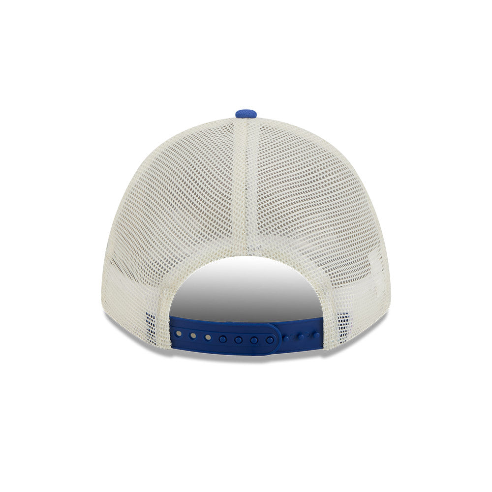 Chicago Cubs New Era 9FORTY Chrome Arch A-Frame Trucker Hat product image 5, provided for visual reference and product