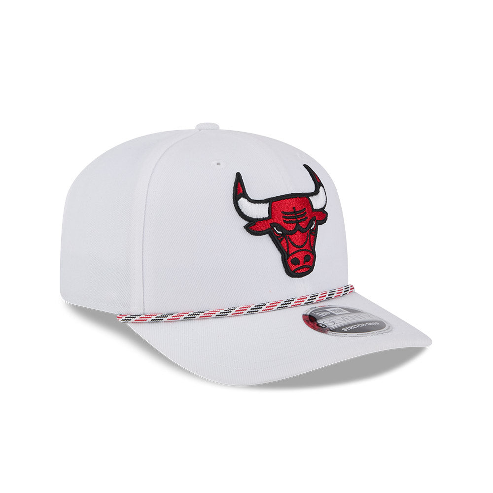Chicago Bulls New Era 9SEVENTY White Multi Rope Stretch-Snap Adjustable Hat product image 2, provided for visual reference