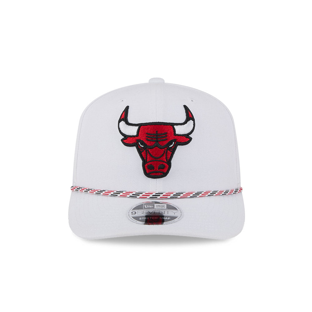 Chicago Bulls New Era 9SEVENTY White Multi Rope Stretch-Snap Adjustable Hat product image 3, provided for visual reference