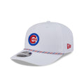Chicago Cubs New Era 9SEVENTY White Bullseye Multi Rope Stretch-Snap Adjustable Hat product image 1, provided for visual