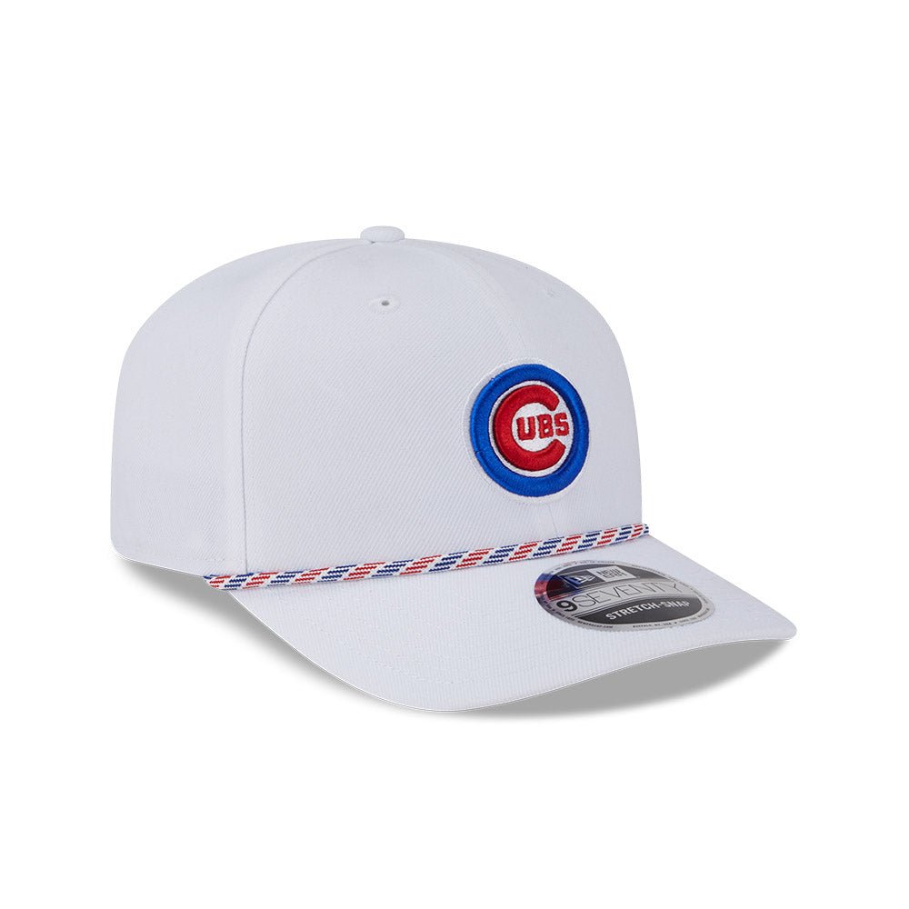 Chicago Cubs New Era 9SEVENTY White Bullseye Multi Rope Stretch-Snap Adjustable Hat product image 3, provided for visual