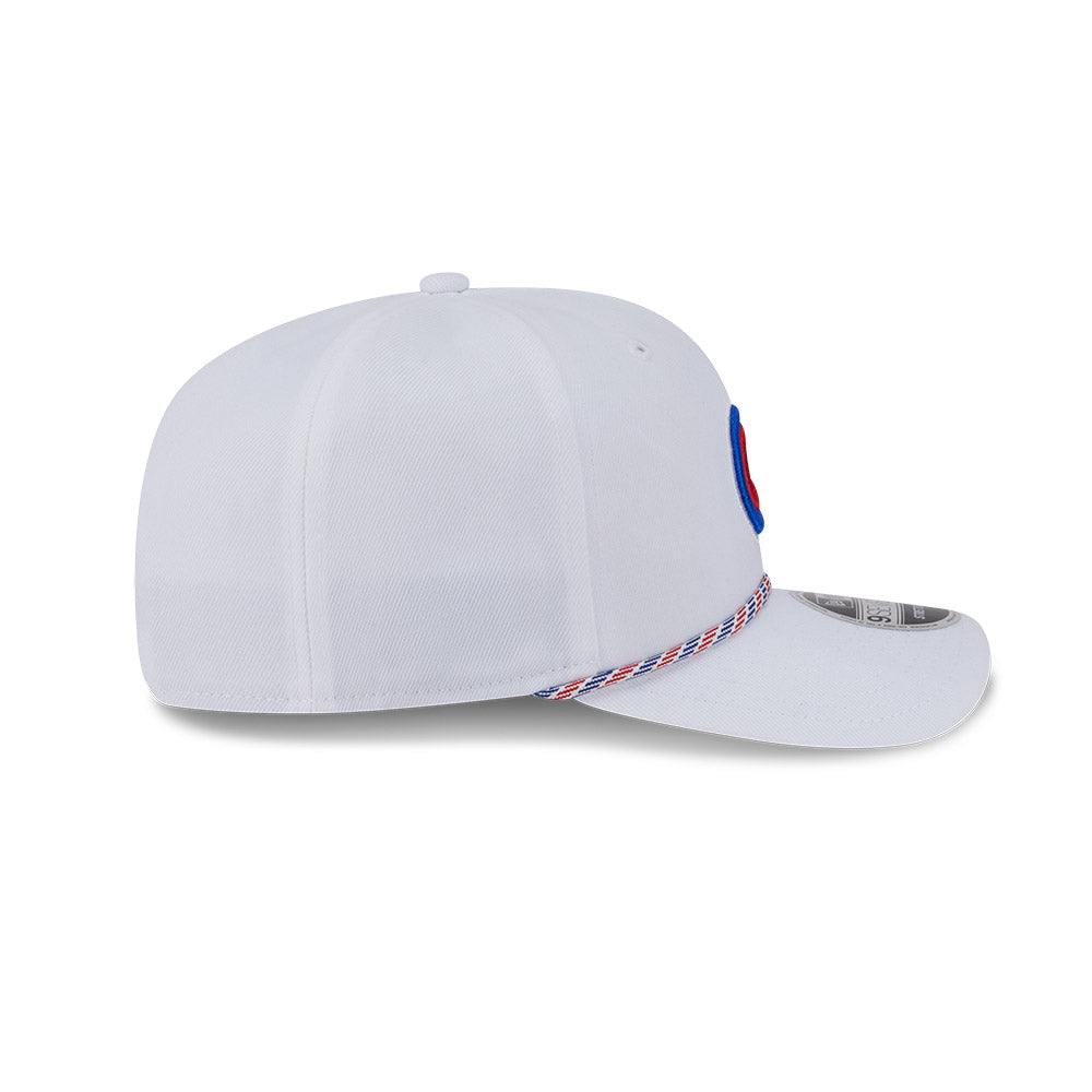 Chicago Cubs New Era 9SEVENTY White Bullseye Multi Rope Stretch-Snap Adjustable Hat product image 5, provided for visual