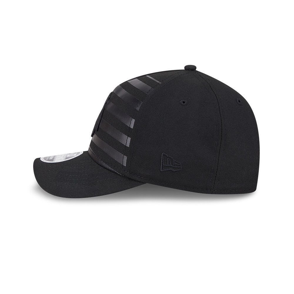 Chicago Blackhawks Black Flag New Era 9FORTY M-Crown A-Frame Adjustable Hat product image 4, provided for visual reference