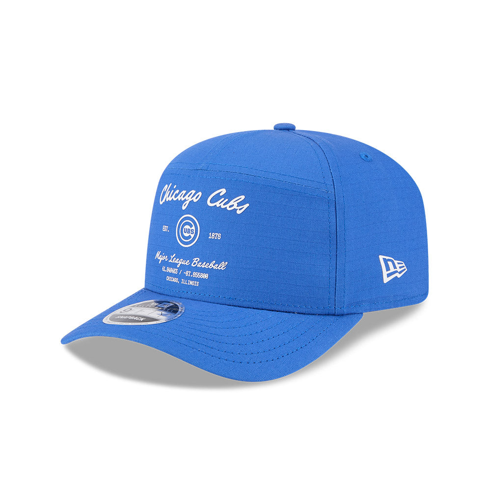 Chicago Cubs New Era Royal 9FIFTY Split Panel Vintage Adjustable Hat product image 1, provided for visual reference and