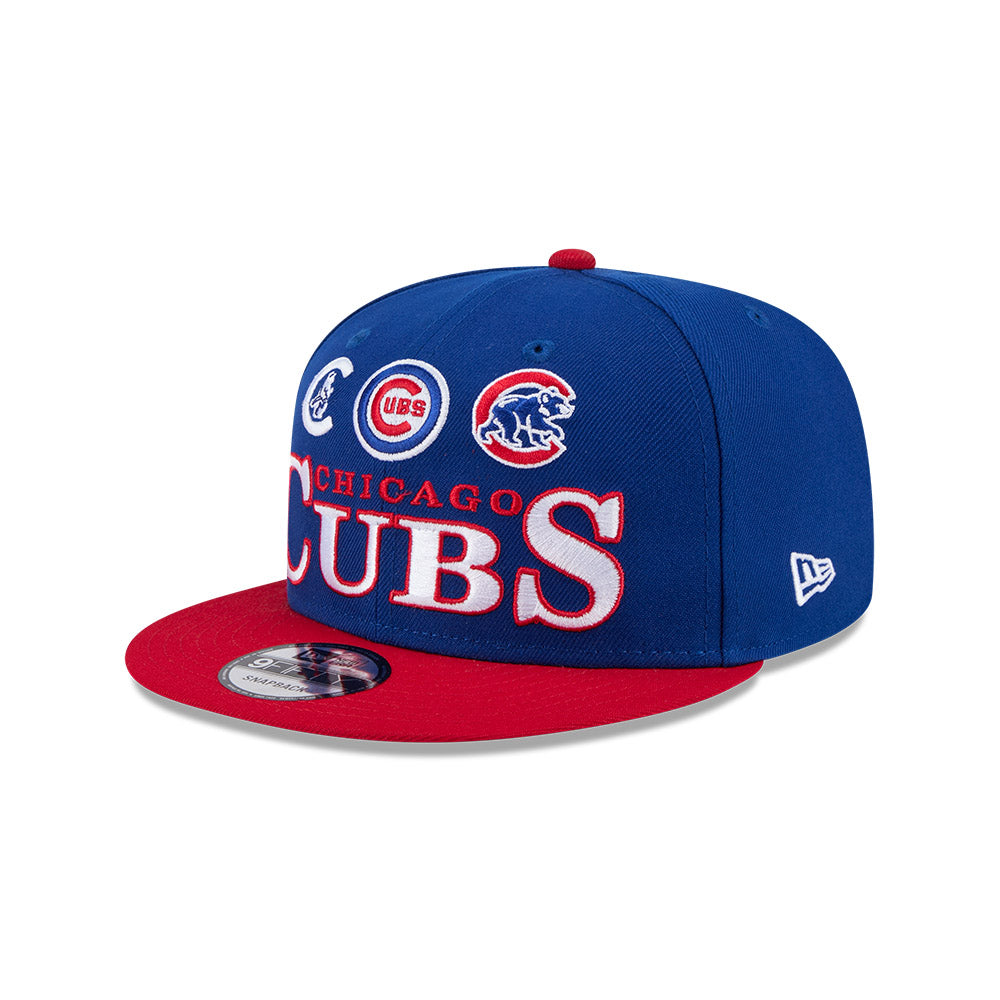 Chicago Cubs New Era Archive Royal 9FIFTY Snapback Hat product image 1, provided for visual reference and product detail