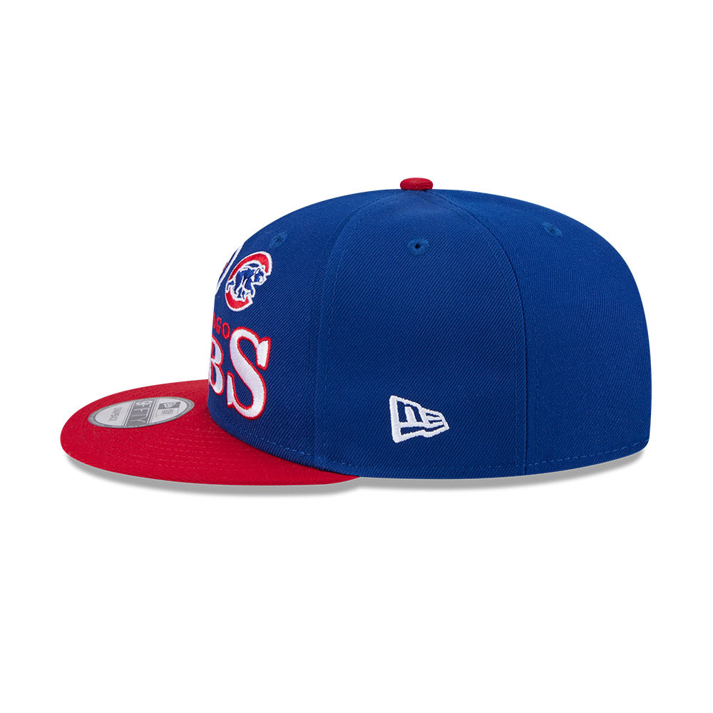 Chicago Cubs New Era Archive Royal 9FIFTY Snapback Hat product image 5, provided for visual reference and product detail