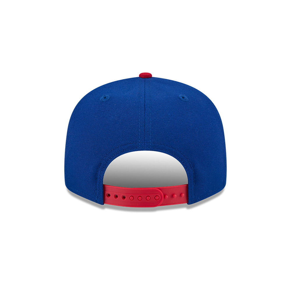 Chicago Cubs New Era Archive Royal 9FIFTY Snapback Hat product image 6, provided for visual reference and product detail