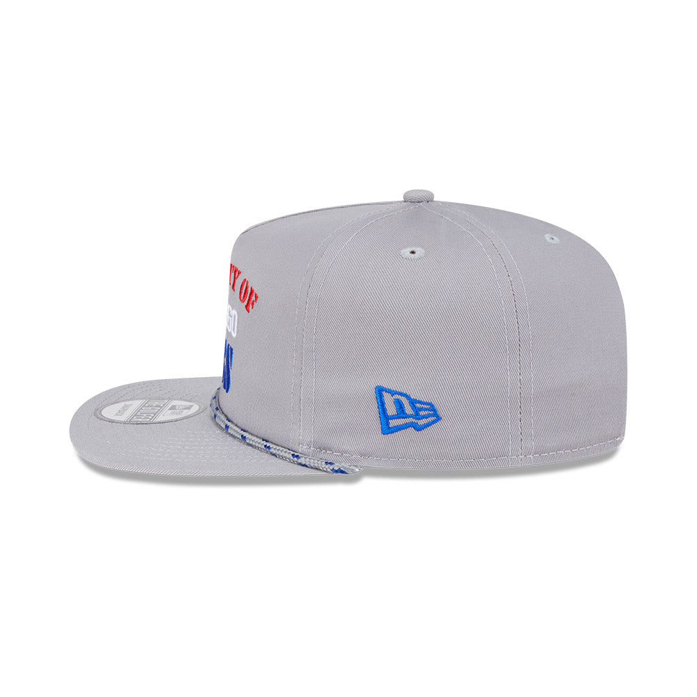 Chicago Cubs New Era Property Of Grey Vintage Golfer Rope Hat product image 5, provided for visual reference and product