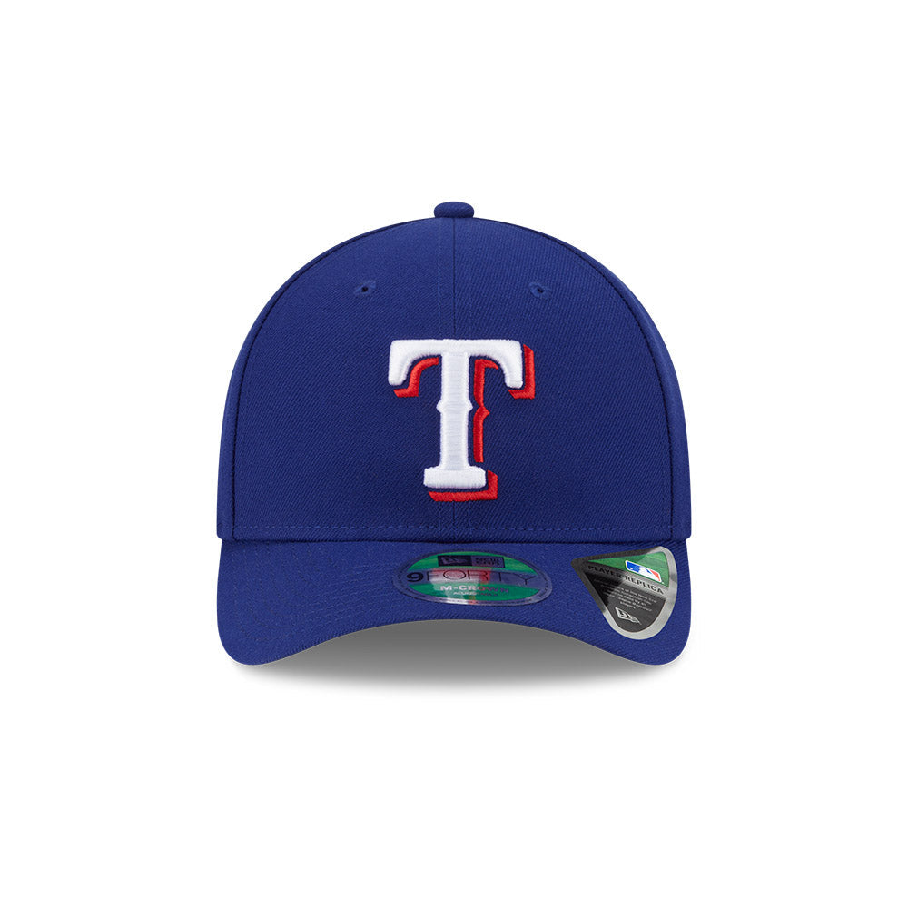 Texas Rangers New Era Royal 9FORTY M-Crown Player Replica Adjustable Hat product image 2, provided for visual reference and