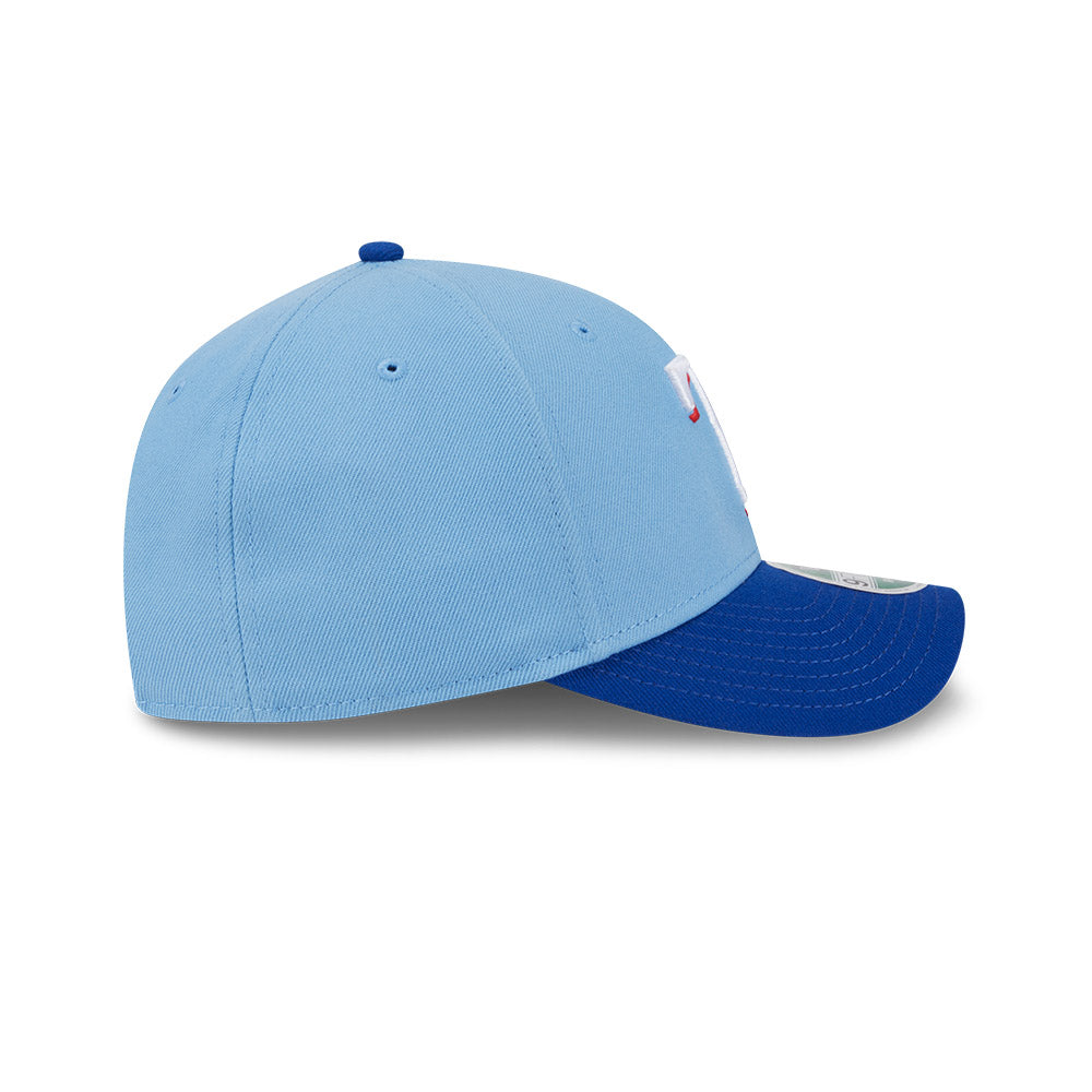 Texas Rangers New Era Light Blue 9FORTY Alternate M-Crown Player Replica Adjustable Hat product image 4, provided for visual